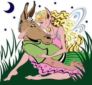Bottom & Titania, from William Shakespeare